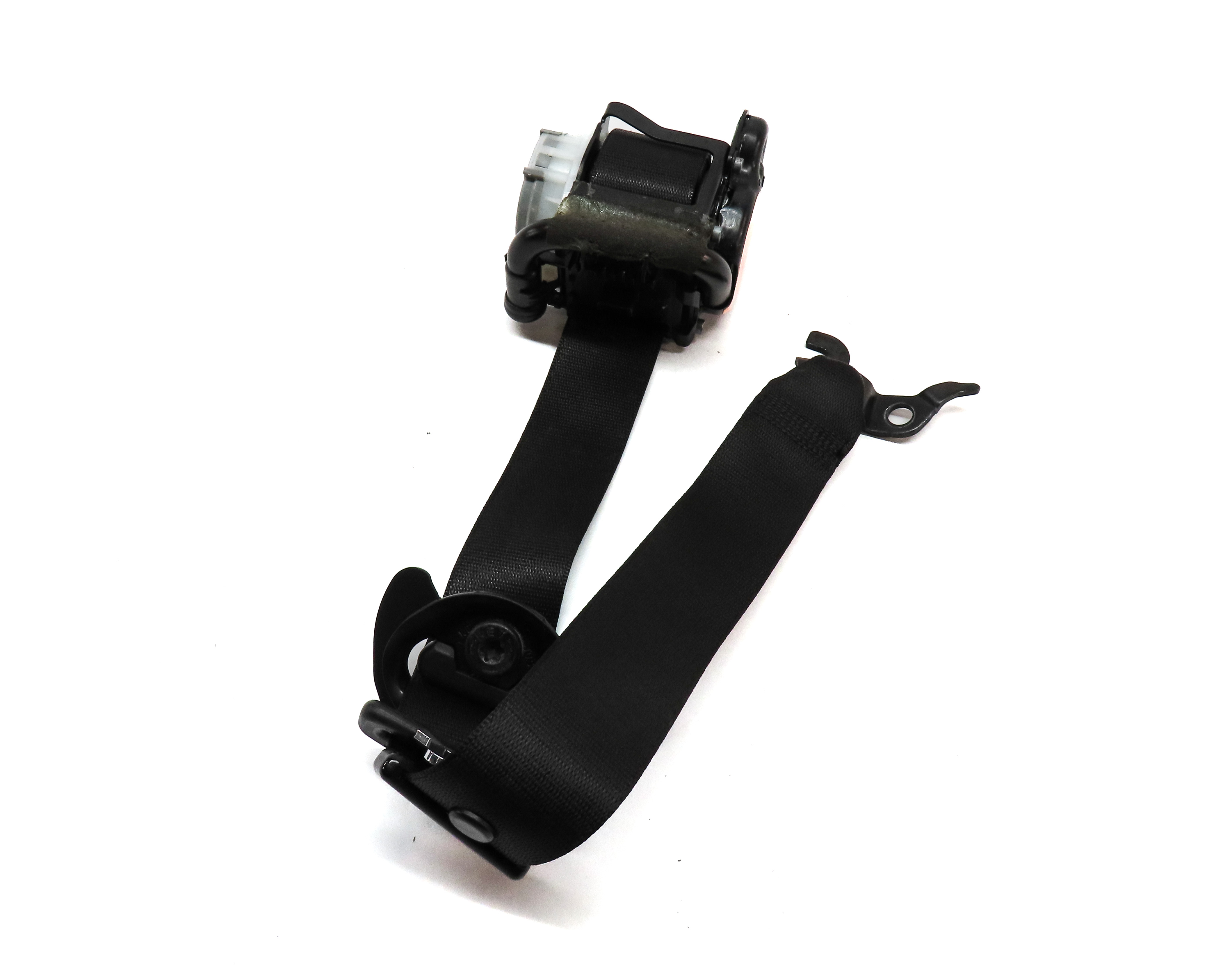 2011-2018 BMW X3 X4 (F25 F26) RIGHT FRONT PASSENGER SEATBELT RETRACTOR (BLACK) — exact item pictured